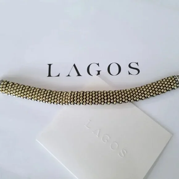 SOLD - LAGOS *ULTRA RARE* 15mm LUX Caviar 18K Gold Bracelet - PRISTINE $3850 - Picture 6 of 8
